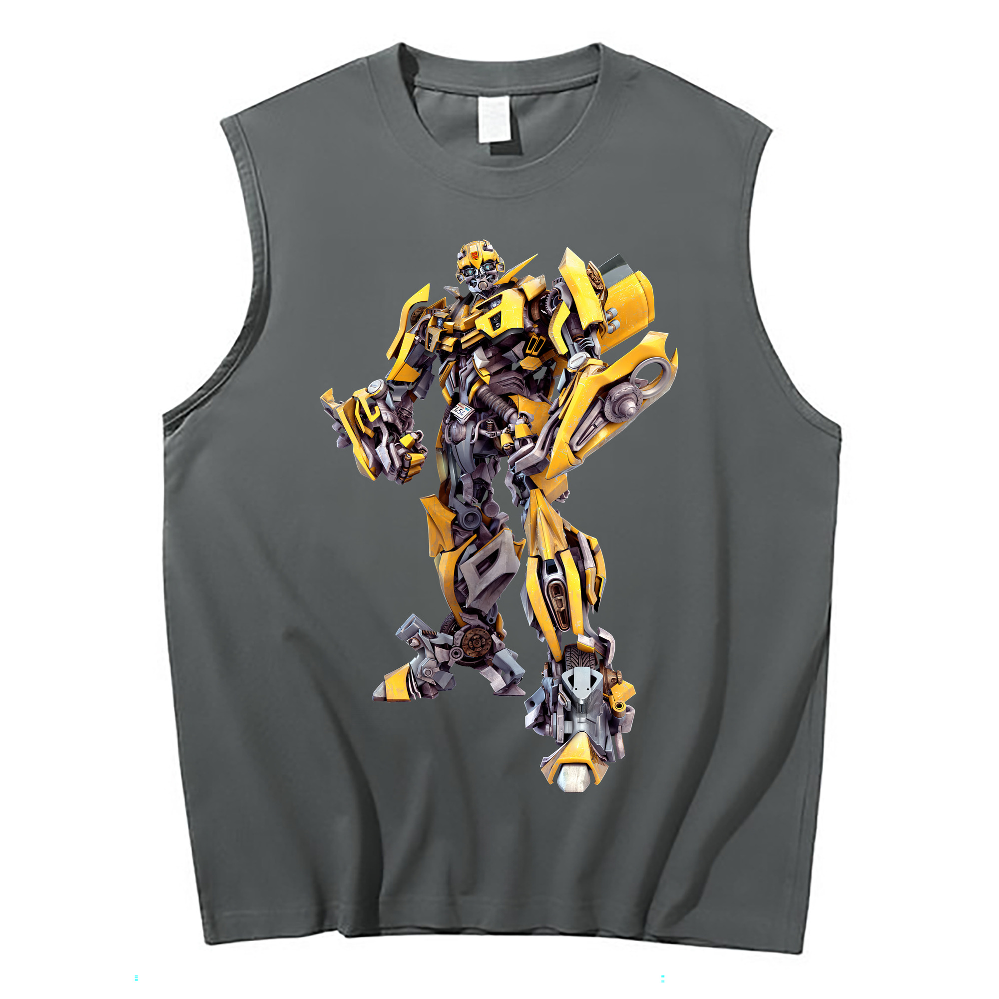 （画像用） Transformers トランスフォーマー コットン100％タンクトップ（フロントプリント）